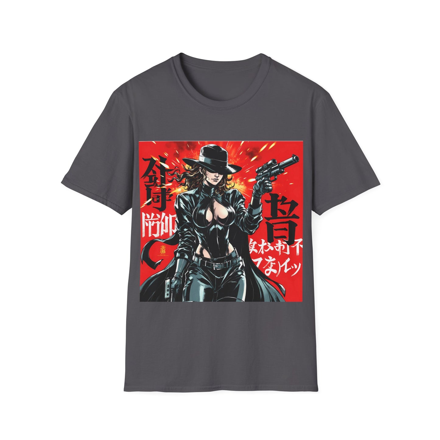 Neon Vengeance Unisex Tee, Cyberpunk Graphic Tee, Retro-Futuristic T-Shirt, Sci-Fi Gamer Shirt, Unique Artwork Clothing, Assassin Top