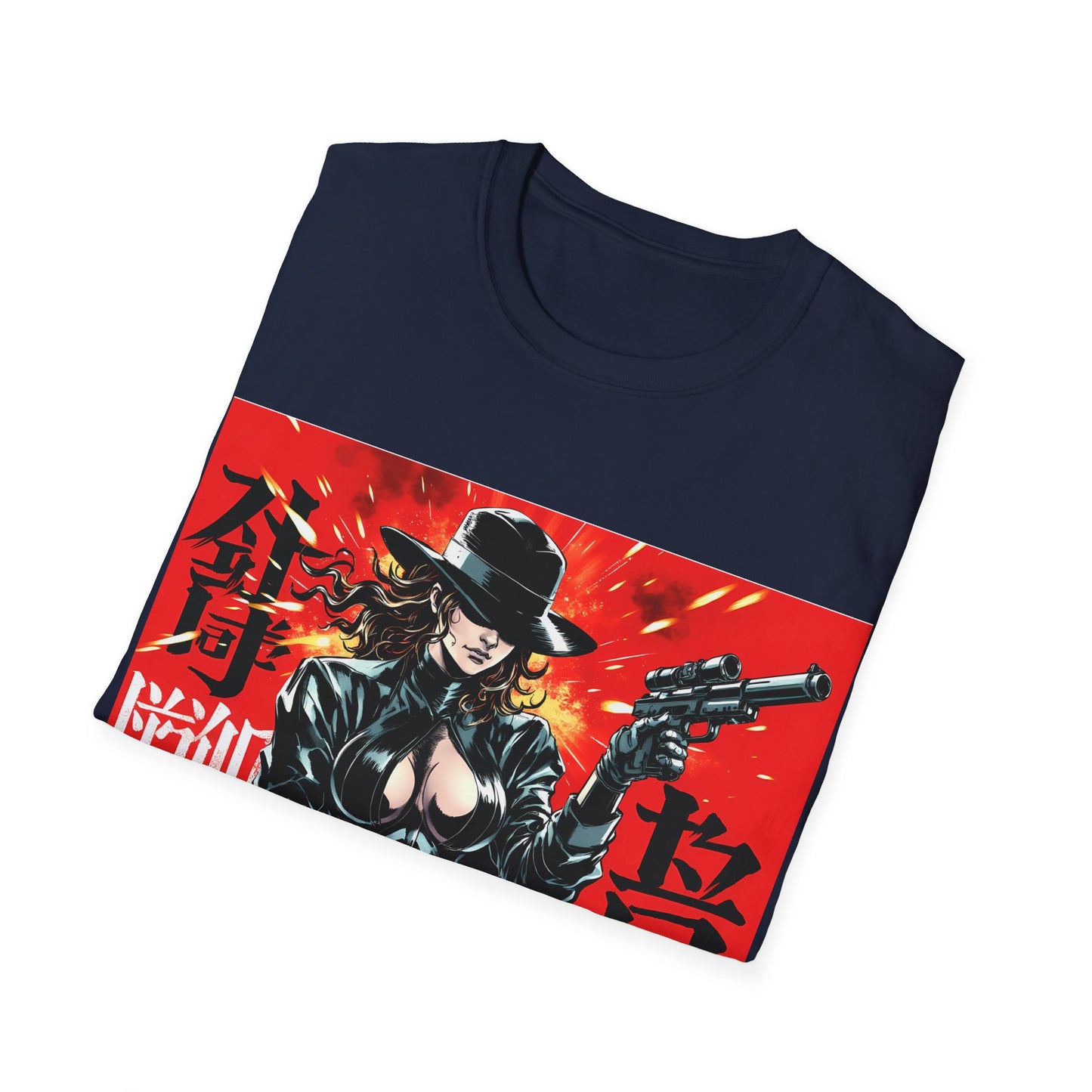 Neon Vengeance Unisex Tee, Cyberpunk Graphic Tee, Retro-Futuristic T-Shirt, Sci-Fi Gamer Shirt, Unique Artwork Clothing, Assassin Top