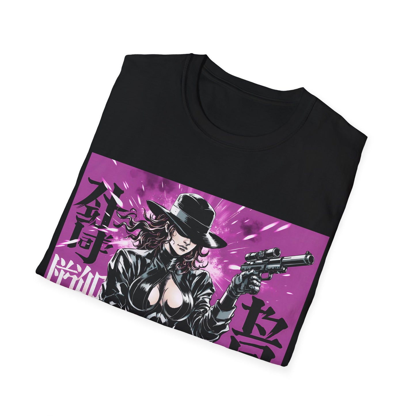 GNeon Vengeance Unisex Tee, Cyberpunk Graphic Tee, Retro-Futuristic T-Shirt, Sci-Fi Gamer Shirt, Unique Artwork Clothing, Assassin Top