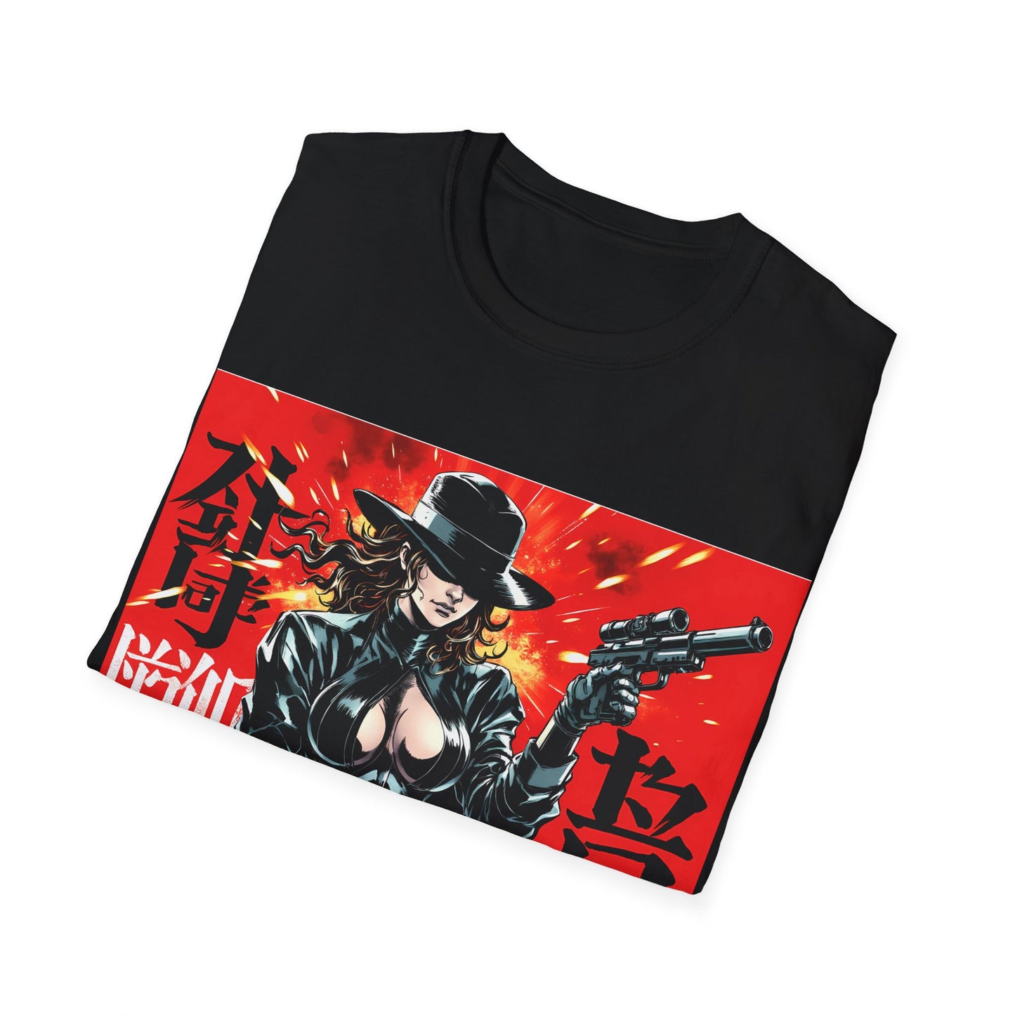 Neon Vengeance Unisex Tee, Cyberpunk Graphic Tee, Retro-Futuristic T-Shirt, Sci-Fi Gamer Shirt, Unique Artwork Clothing, Assassin Top