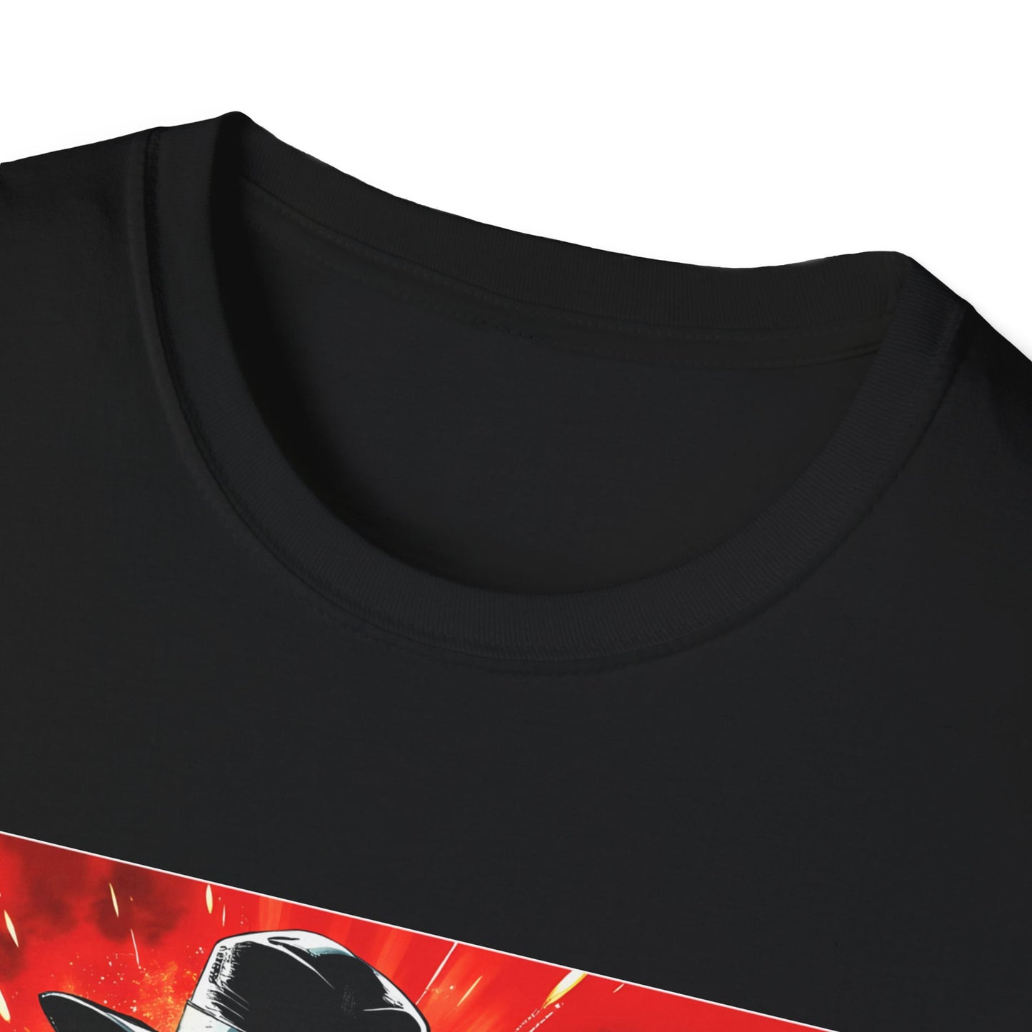 Neon Vengeance Unisex Tee, Cyberpunk Graphic Tee, Retro-Futuristic T-Shirt, Sci-Fi Gamer Shirt, Unique Artwork Clothing, Assassin Top