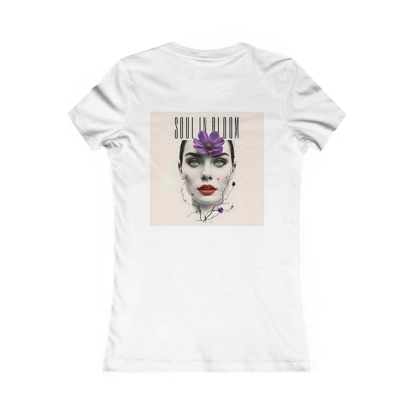 Women's Flower Power Tee - Floral Graphic Shirt, Stylish Casual Wear, Gift for Her, Trendy Summer Top, Boho Vibes, Unique Fashion Statement