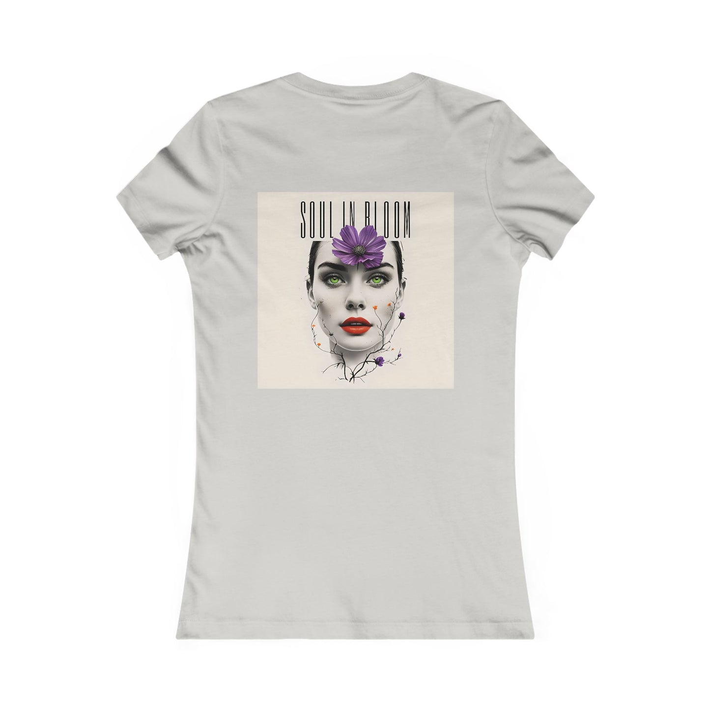 Women's Flower Power Tee - Floral Graphic Shirt, Stylish Casual Wear, Gift for Her, Trendy Summer Top, Boho Vibes, Unique Fashion Statement