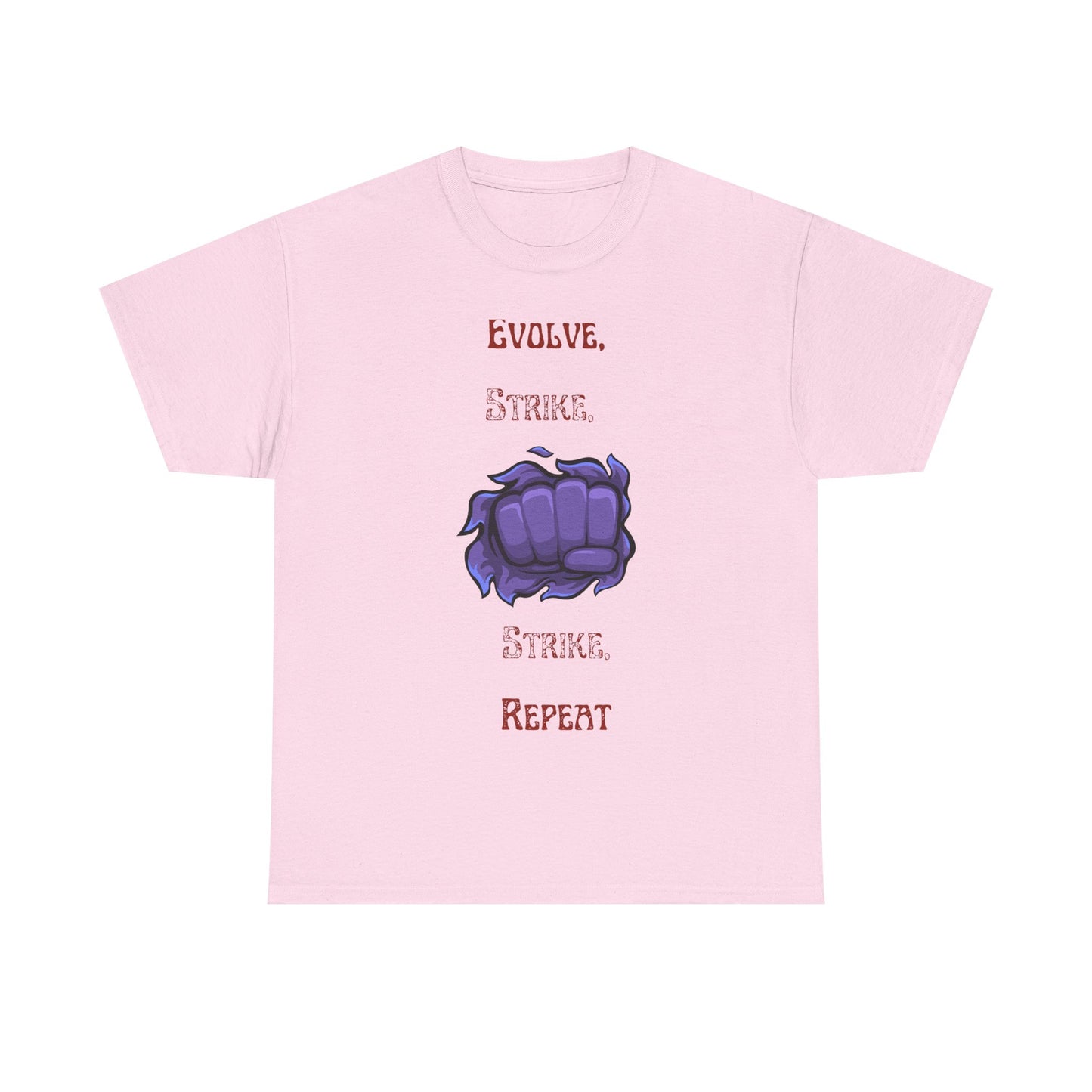 Evolve, Strike, Repeat Unisex Tee - Gamer Apparel, Fun Graphic Shirt, Casual Wear, Gift for Nerds, Video Game Merchandise