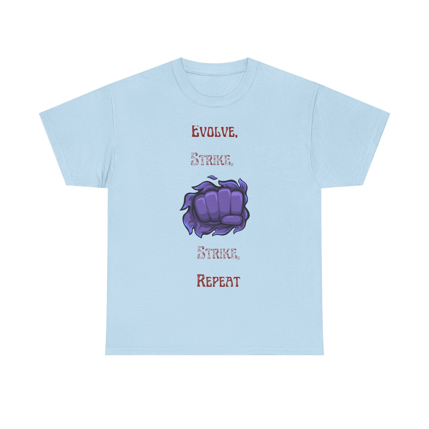 Evolve, Strike, Repeat Unisex Tee - Gamer Apparel, Fun Graphic Shirt, Casual Wear, Gift for Nerds, Video Game Merchandise