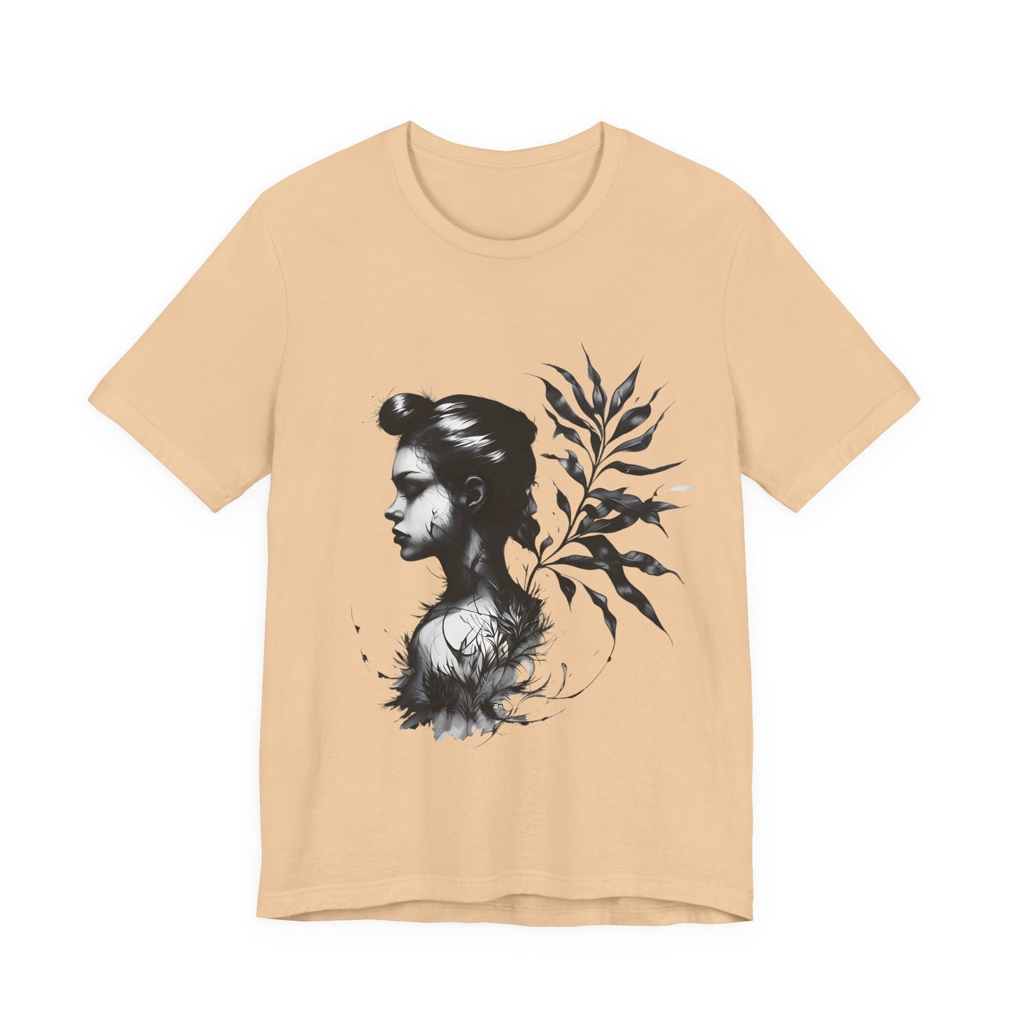 Stylish Floral Graphic Tee, Botanical Art Shirt, Gift for Nature Lovers, Casual Wear, Summer Outfit, Inspirational Woman Design