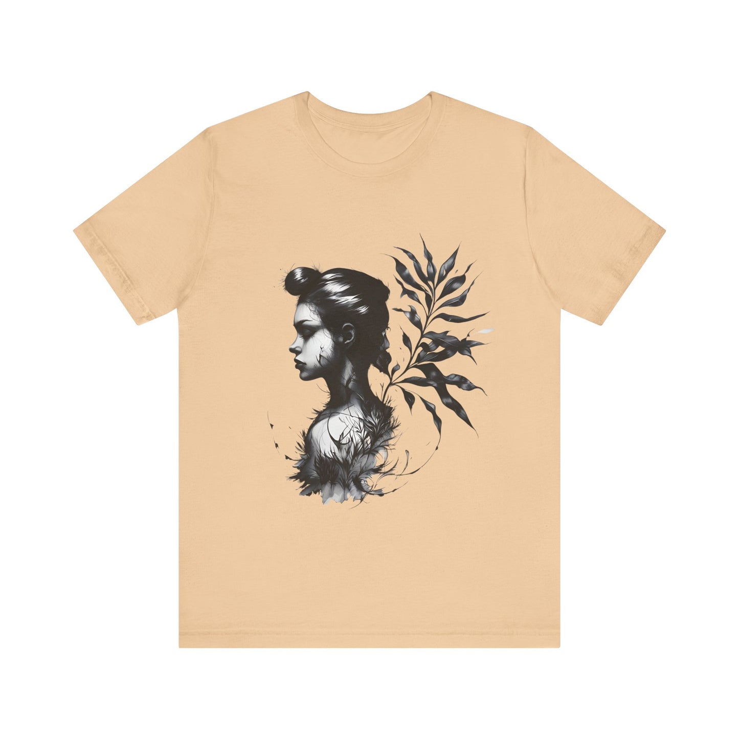 Stylish Floral Graphic Tee, Botanical Art Shirt, Gift for Nature Lovers, Casual Wear, Summer Outfit, Inspirational Woman Design