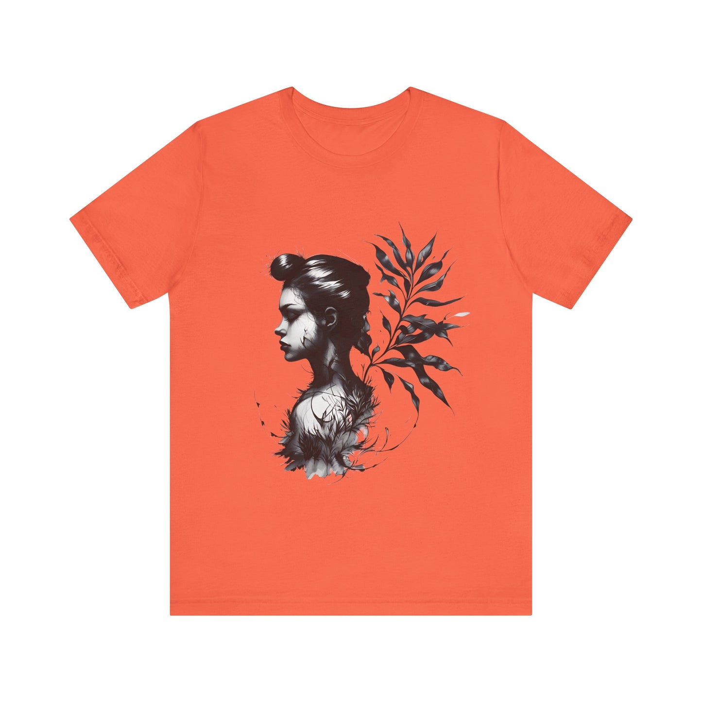 Stylish Floral Graphic Tee, Botanical Art Shirt, Gift for Nature Lovers, Casual Wear, Summer Outfit, Inspirational Woman Design