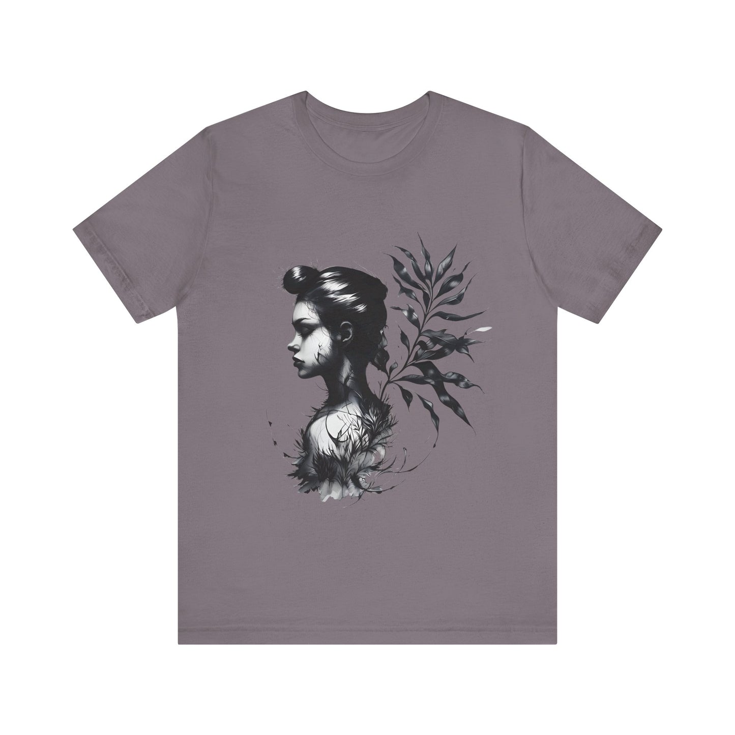 Stylish Floral Graphic Tee, Botanical Art Shirt, Gift for Nature Lovers, Casual Wear, Summer Outfit, Inspirational Woman Design