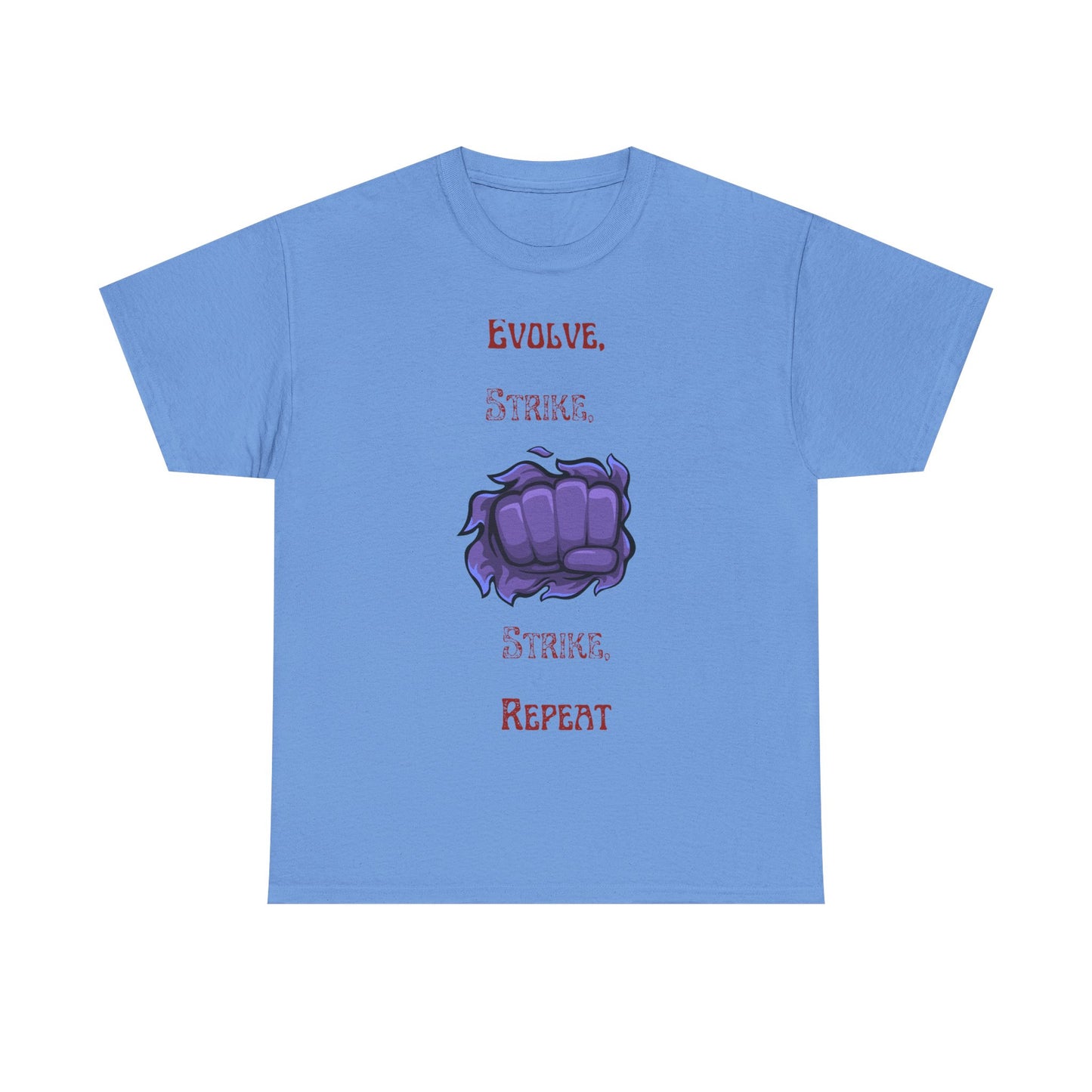 Evolve, Strike, Repeat Unisex Tee - Gamer Apparel, Fun Graphic Shirt, Casual Wear, Gift for Nerds, Video Game Merchandise