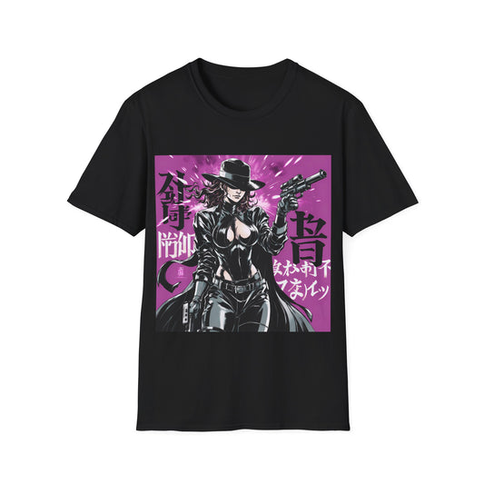 GNeon Vengeance Unisex Tee, Cyberpunk Graphic Tee, Retro-Futuristic T-Shirt, Sci-Fi Gamer Shirt, Unique Artwork Clothing, Assassin Top