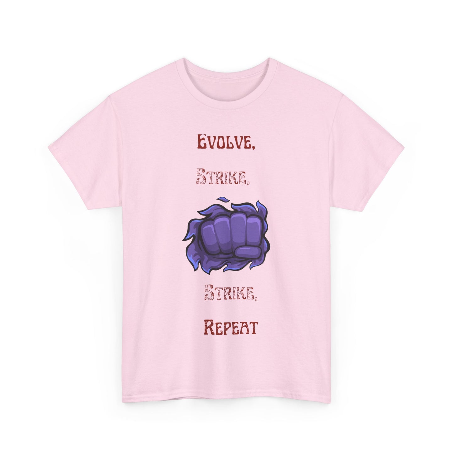 Evolve, Strike, Repeat Unisex Tee - Gamer Apparel, Fun Graphic Shirt, Casual Wear, Gift for Nerds, Video Game Merchandise