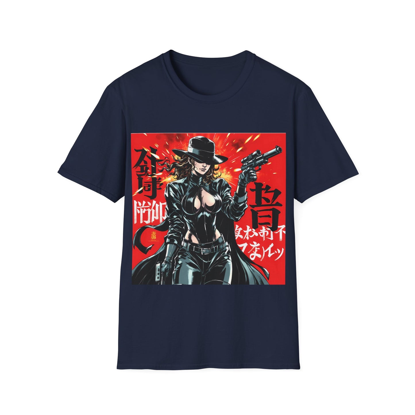 Neon Vengeance Unisex Tee, Cyberpunk Graphic Tee, Retro-Futuristic T-Shirt, Sci-Fi Gamer Shirt, Unique Artwork Clothing, Assassin Top