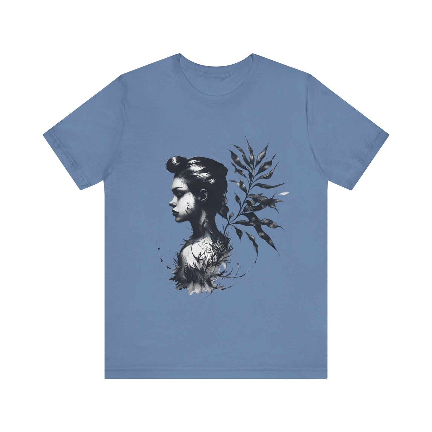 Stylish Floral Graphic Tee, Botanical Art Shirt, Gift for Nature Lovers, Casual Wear, Summer Outfit, Inspirational Woman Design
