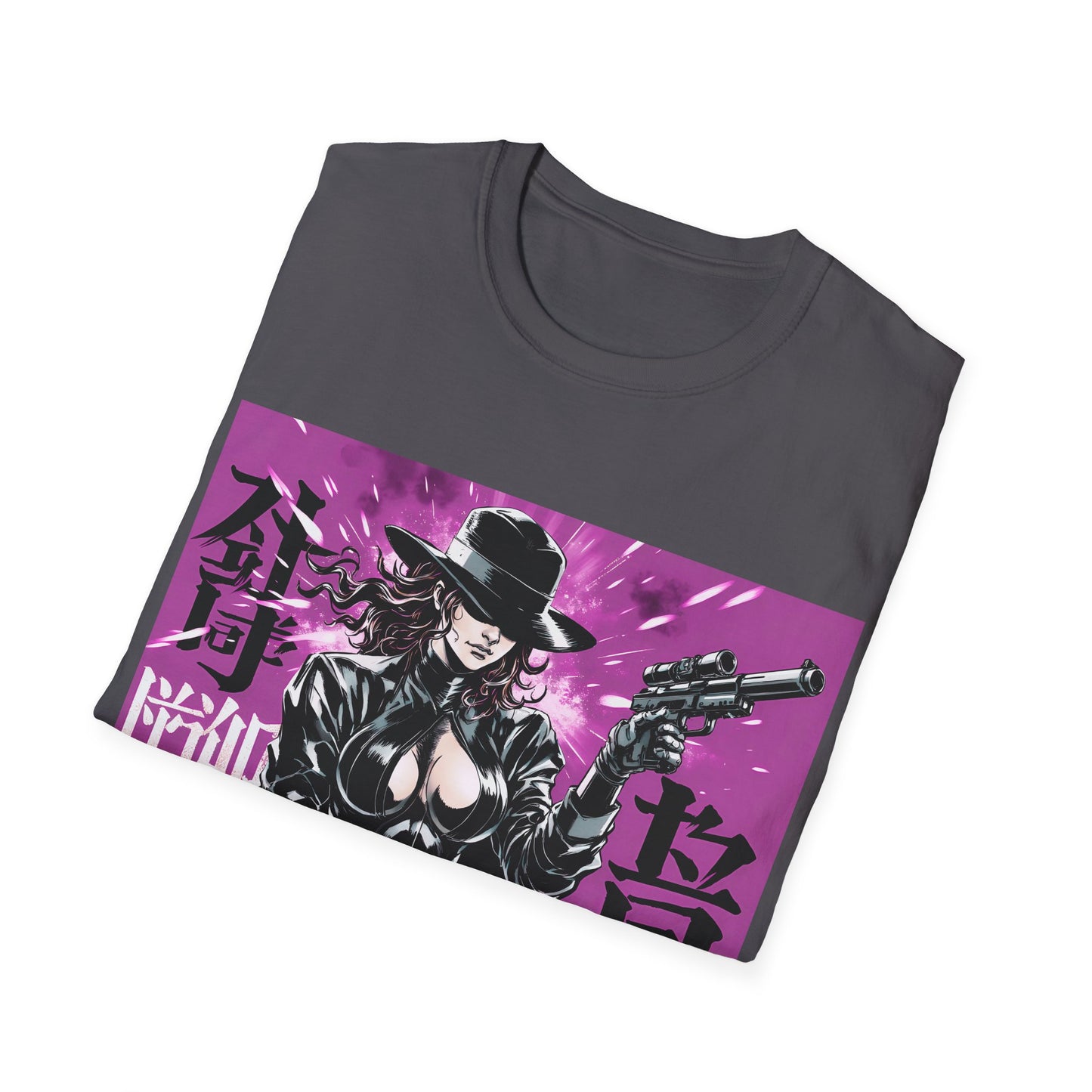 GNeon Vengeance Unisex Tee, Cyberpunk Graphic Tee, Retro-Futuristic T-Shirt, Sci-Fi Gamer Shirt, Unique Artwork Clothing, Assassin Top