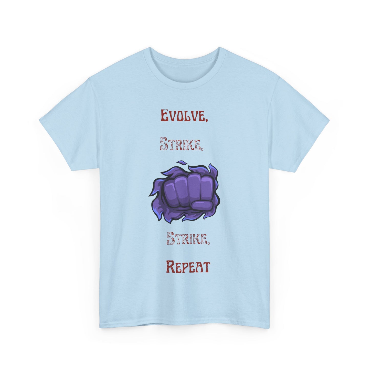 Evolve, Strike, Repeat Unisex Tee - Gamer Apparel, Fun Graphic Shirt, Casual Wear, Gift for Nerds, Video Game Merchandise