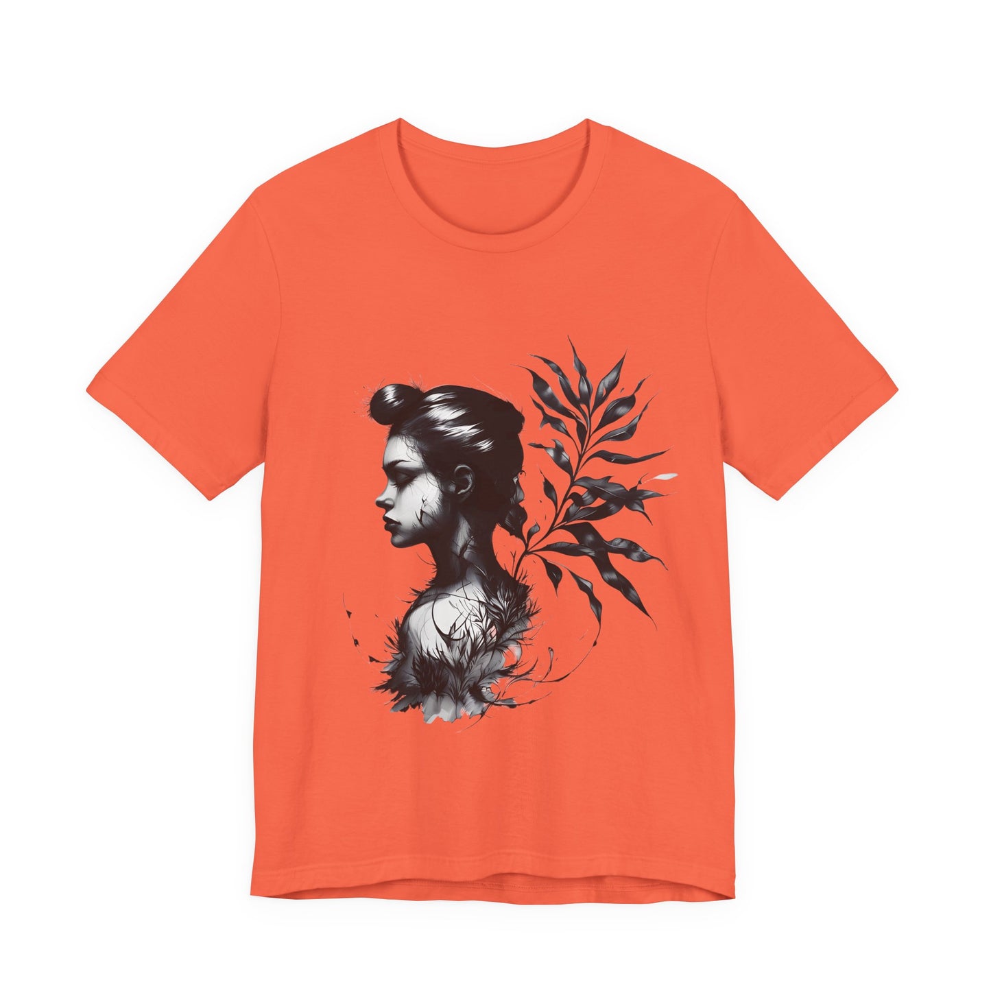 Stylish Floral Graphic Tee, Botanical Art Shirt, Gift for Nature Lovers, Casual Wear, Summer Outfit, Inspirational Woman Design