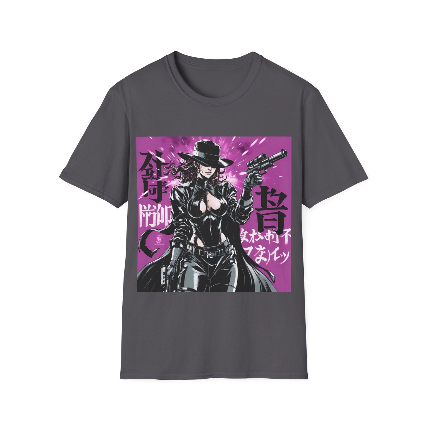 GNeon Vengeance Unisex Tee, Cyberpunk Graphic Tee, Retro-Futuristic T-Shirt, Sci-Fi Gamer Shirt, Unique Artwork Clothing, Assassin Top