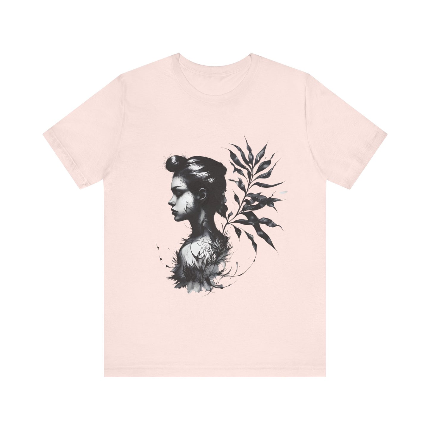 Stylish Floral Graphic Tee, Botanical Art Shirt, Gift for Nature Lovers, Casual Wear, Summer Outfit, Inspirational Woman Design