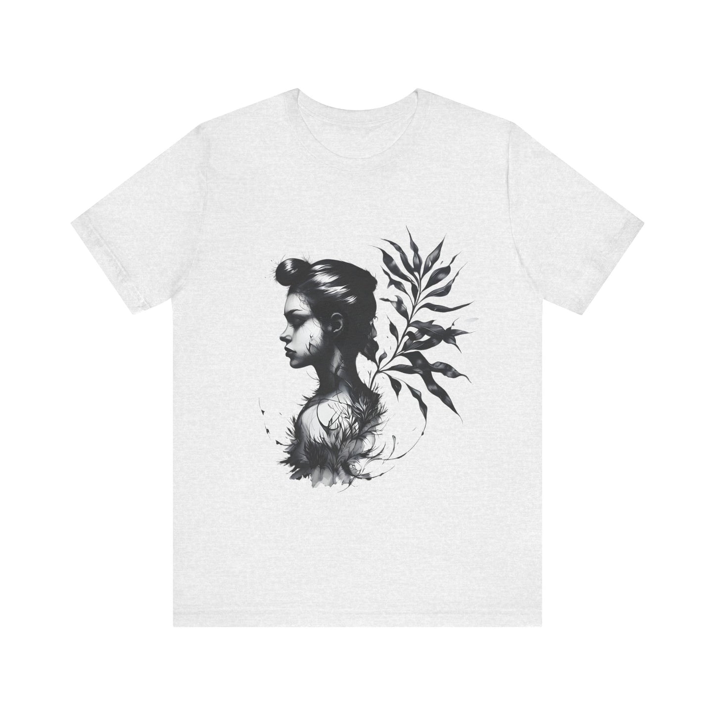Stylish Floral Graphic Tee, Botanical Art Shirt, Gift for Nature Lovers, Casual Wear, Summer Outfit, Inspirational Woman Design