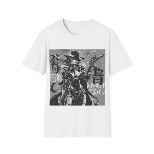 Neon Vengeance Unisex Tee, Cyberpunk Graphic Tee, Retro-Futuristic T-Shirt, Sci-Fi Gamer Shirt, Unique Artwork Clothing, Assassin Top