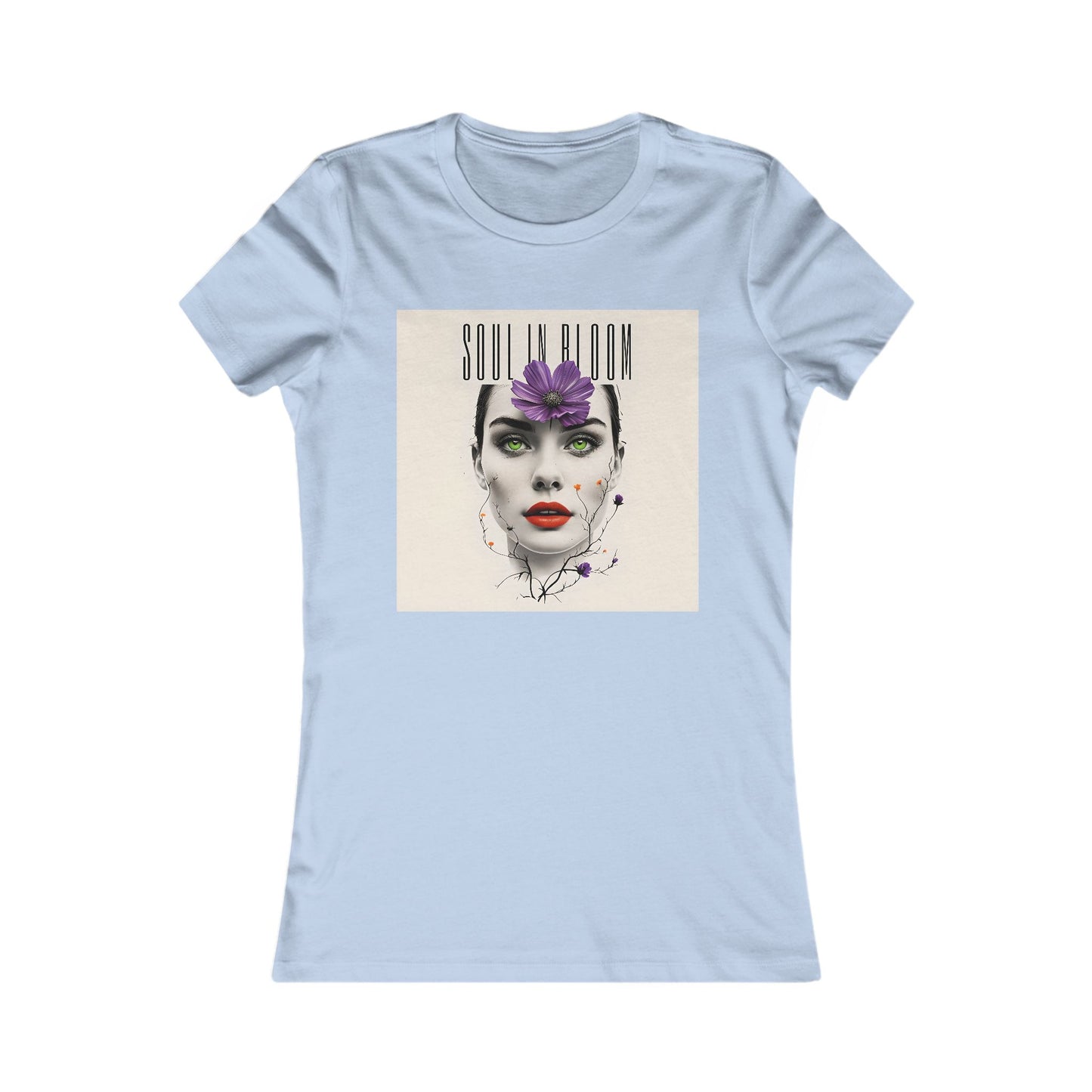Women's Flower Power Tee - Floral Graphic Shirt, Stylish Casual Wear, Gift for Her, Trendy Summer Top, Boho Vibes, Unique Fashion Statement